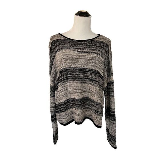 Eileen Fisher sweater crew neck linen wool size L - Picture 1 of 7